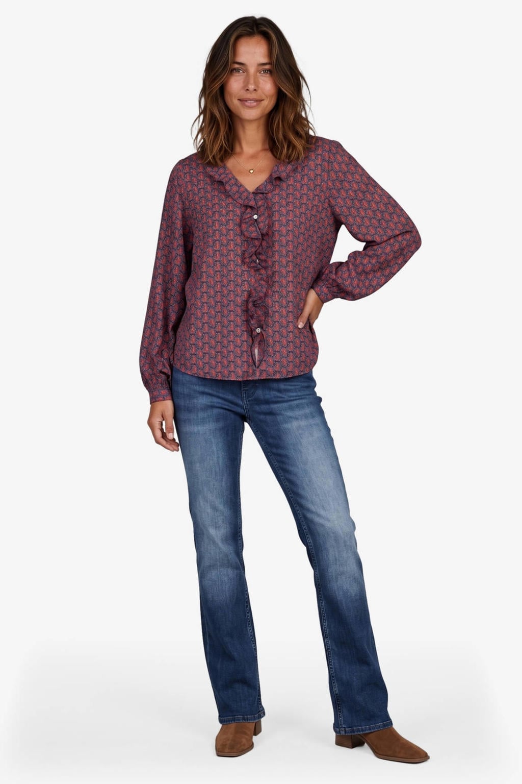 Didi blouse met print - meerkleurig