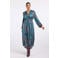 Didi gebloemde maxi jurk - blauw