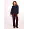 Didi gebloemde sweater - donkerblauw