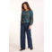 Didi katoenen gebloemde sweater - groen