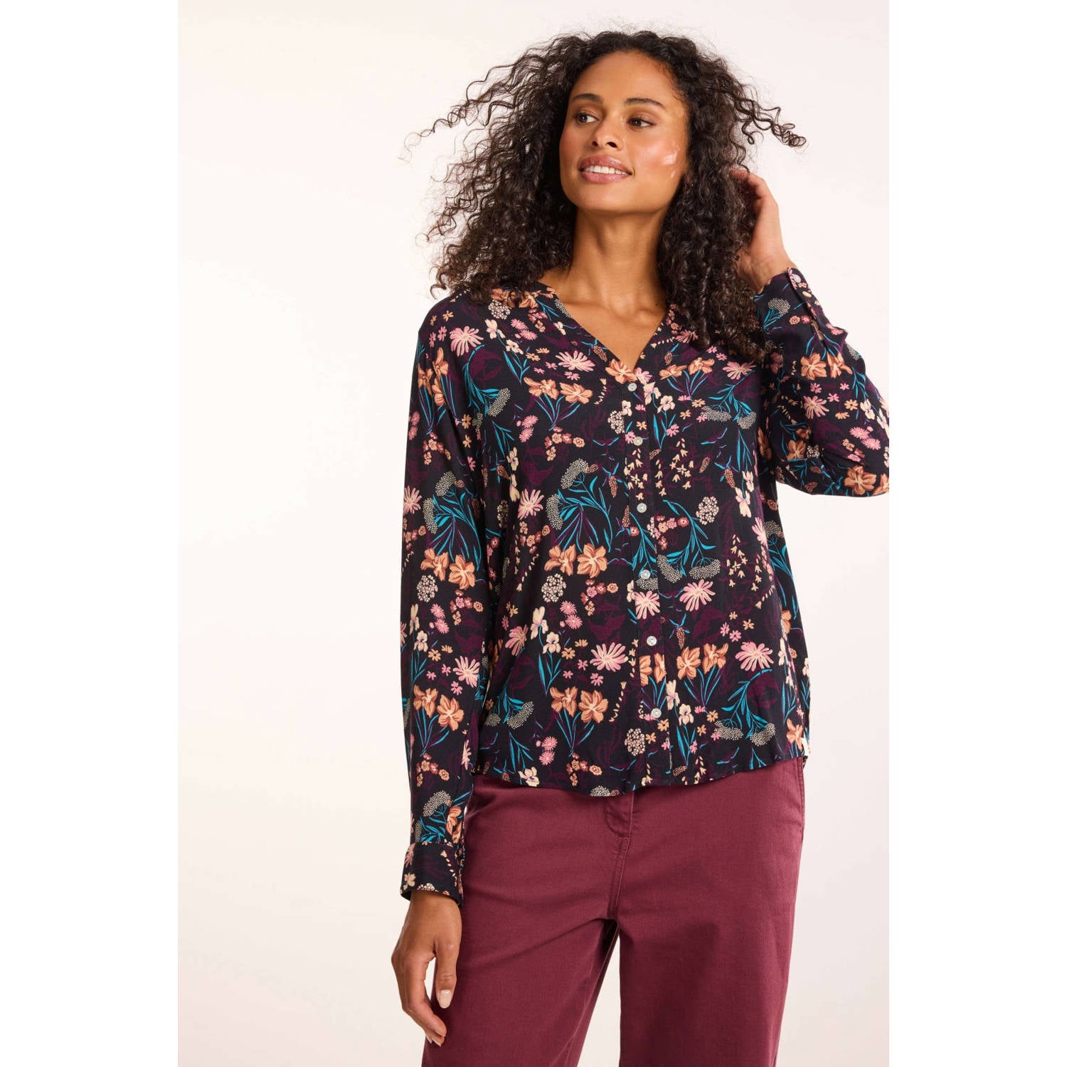 Didi gebloemde blouse meerkleurig