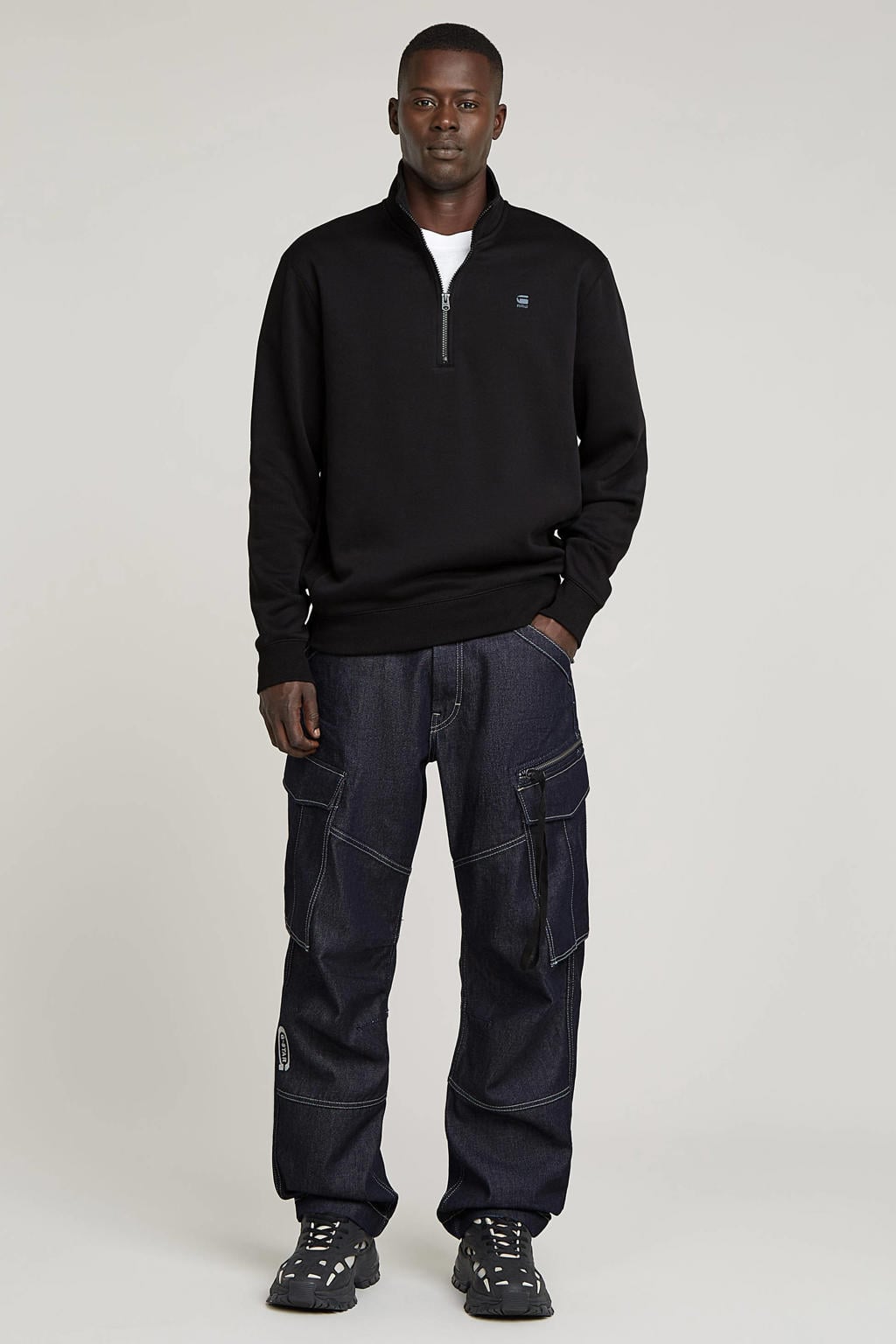 G-STAR regular fit trui - zwart