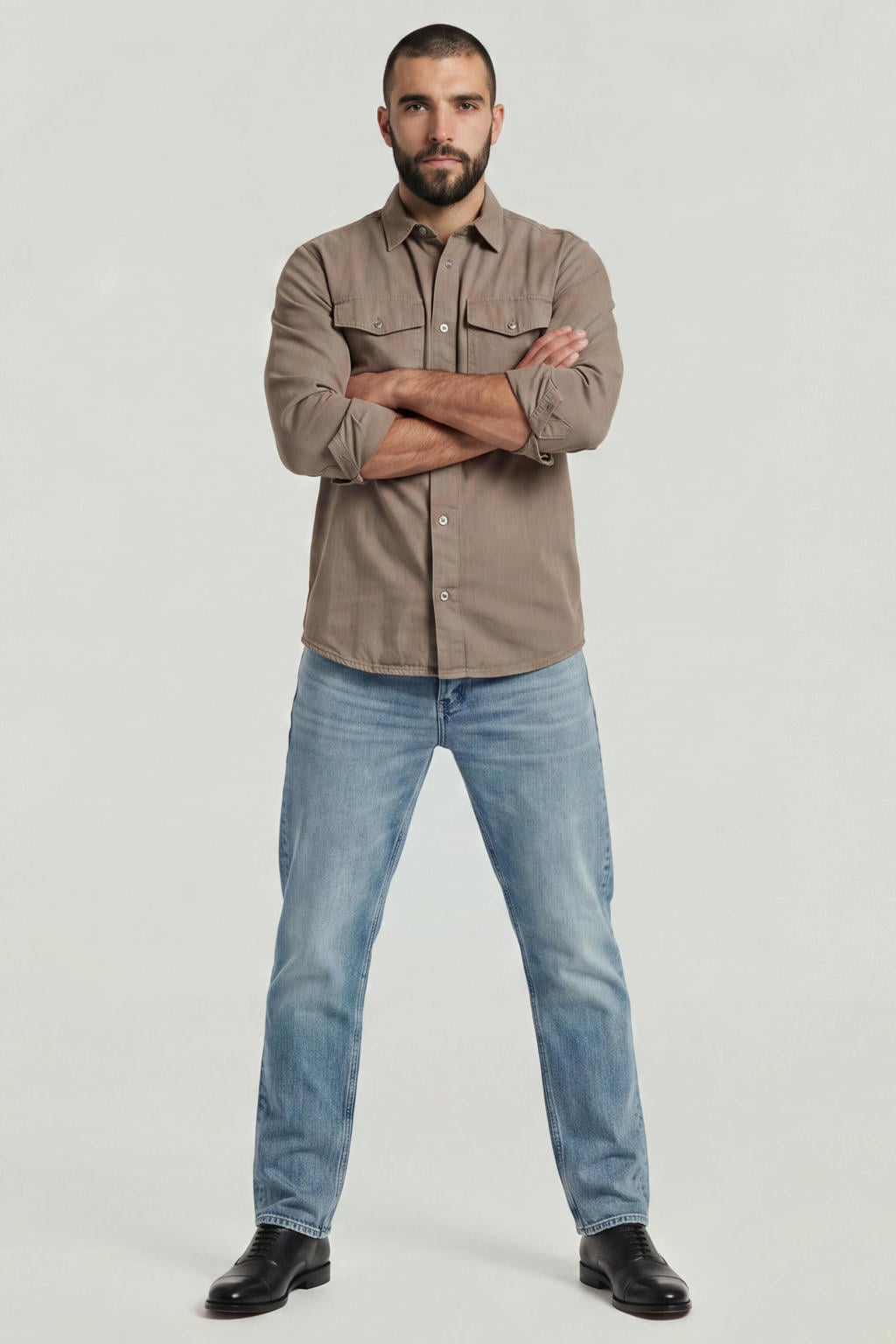 G-STAR Streem tapered slim fit jeans - mediumblauw