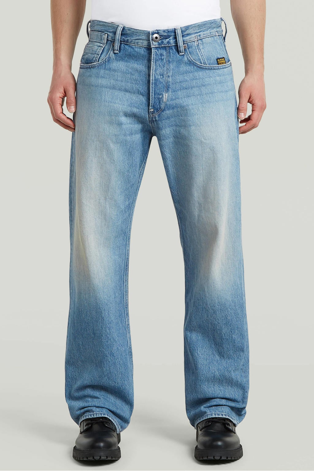 G-STAR Deeggie relaxed fit straight leg jeans - blauw