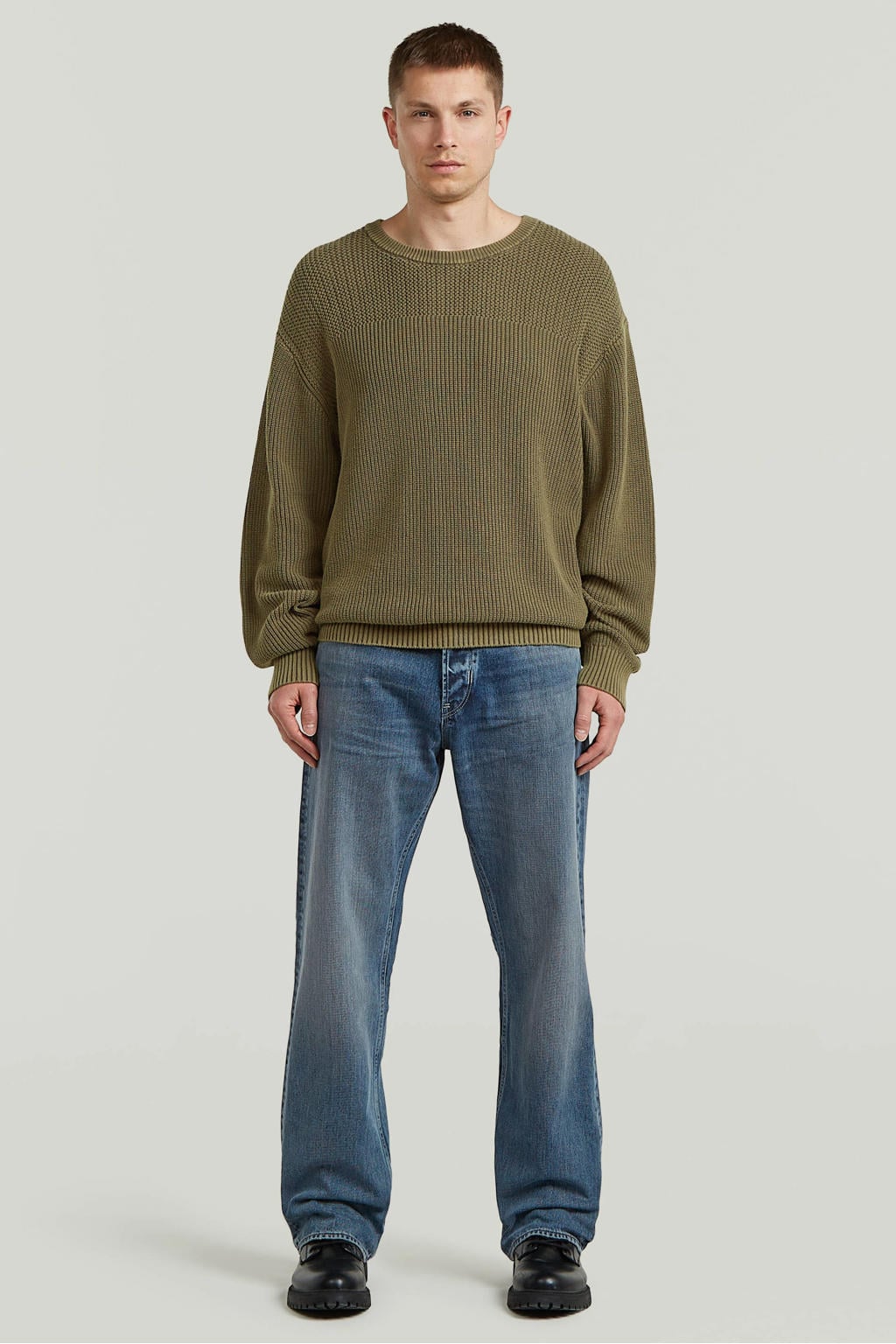 G-STAR Deeggie relaxed fit straight leg jeans - groen