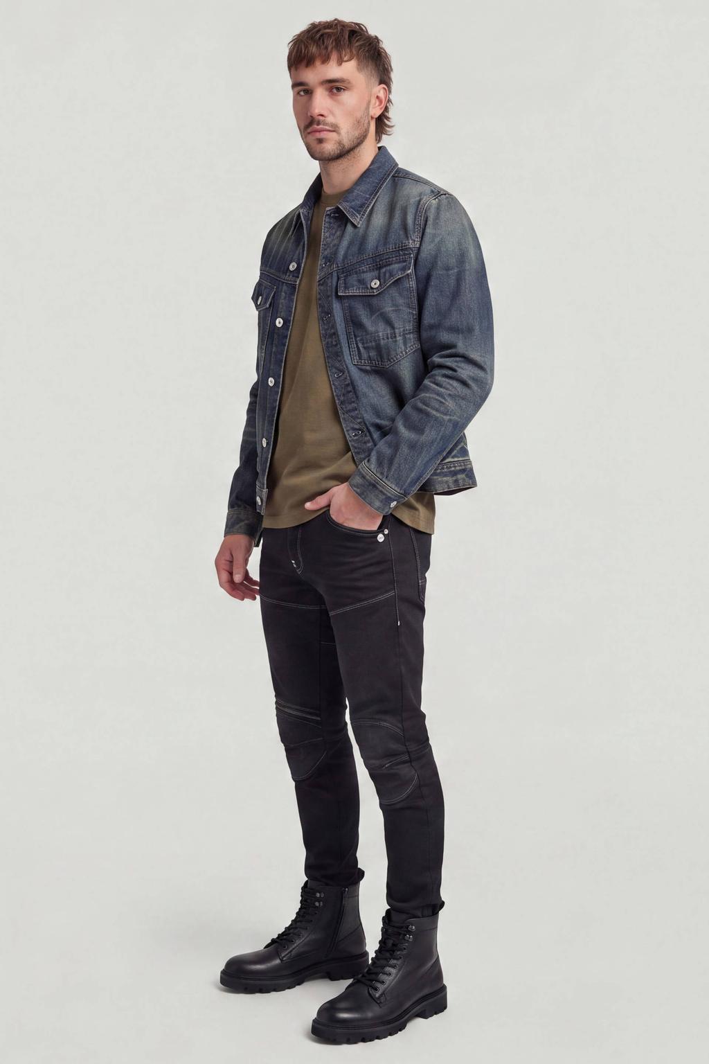 G-STAR regular fit longsleeve - dark khaki