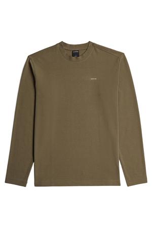regular fit longsleeve - dark khaki