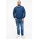 s.Oliver Big Size regular fit gebreide trui - donkerblauw