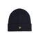 Lyle & Scott gebreide muts met logo - donkerblauw
