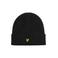 Lyle & Scott gebreide muts met logo - zwart