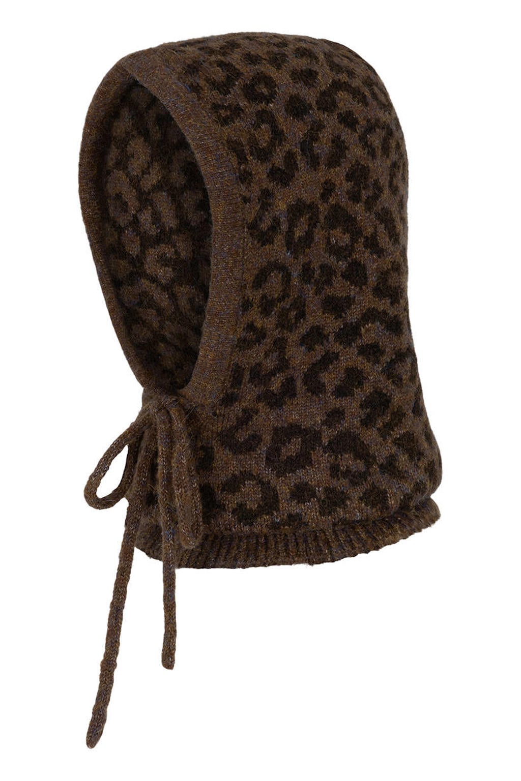 Life of Bulu balaclava Dianne met panterprint donkerbruin