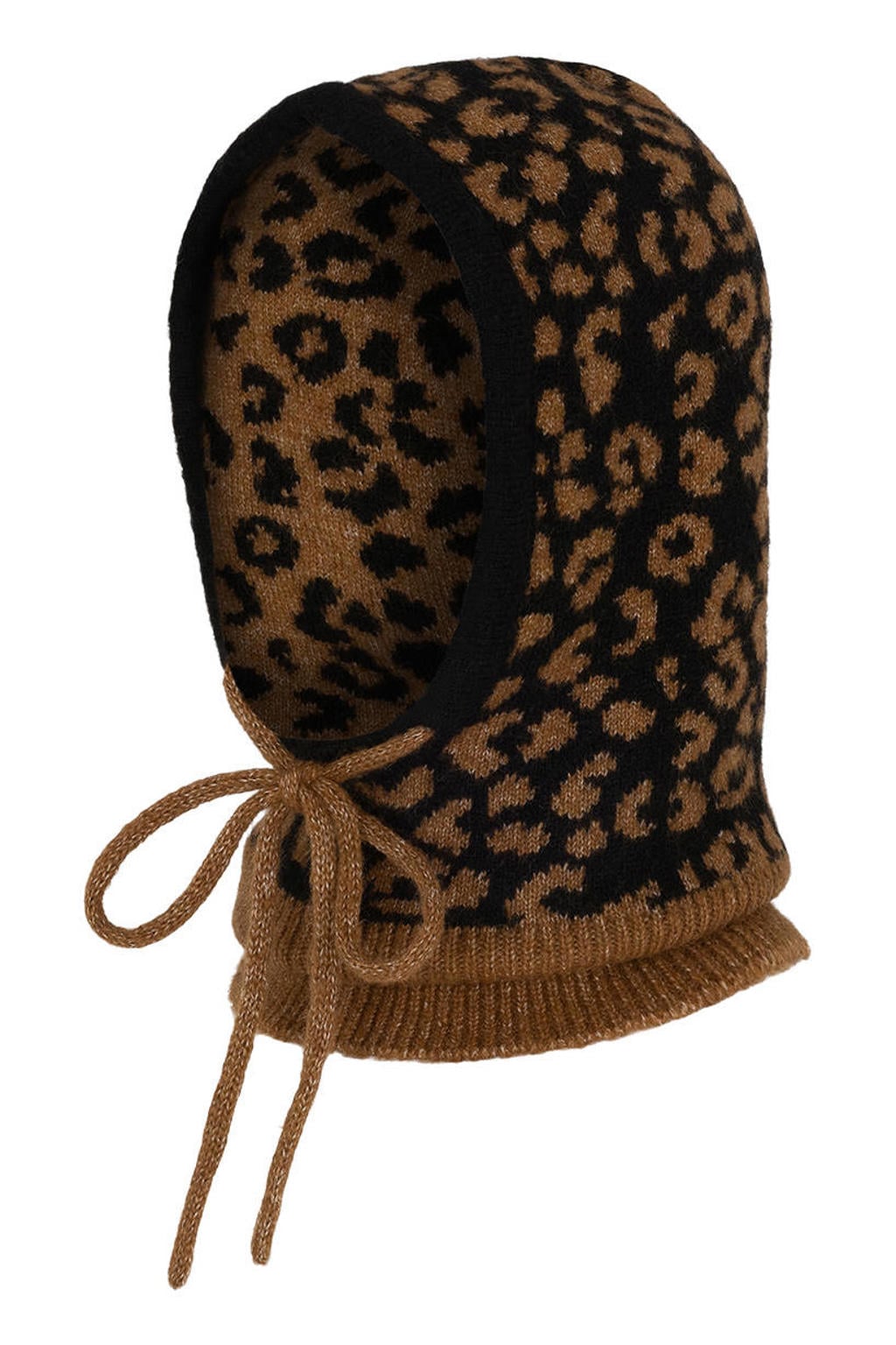 Life of Bulu balaclava Dianne met panterprint camel
