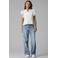 LMTD wide leg jeans - lichtblauw