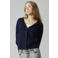 LMTD gebreid vest met melée - donkerblauw