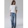 LMTD NLNBIRM loose fit jeans - lichtblauw
