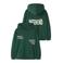 NAME IT KIDS boxy hoodie met backprint - groen
