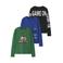NAME IT KIDS longsleeves met tekst  (set van 3)