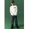 NAME IT KIDS rechtvallende longsleeve met backprint - wit