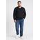 Petrol industries Plus Size katoenen regular fit gebreide trui - zwart