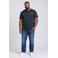 Petrol industries Plus Size regular fit T-shirt met logo - donkergroen