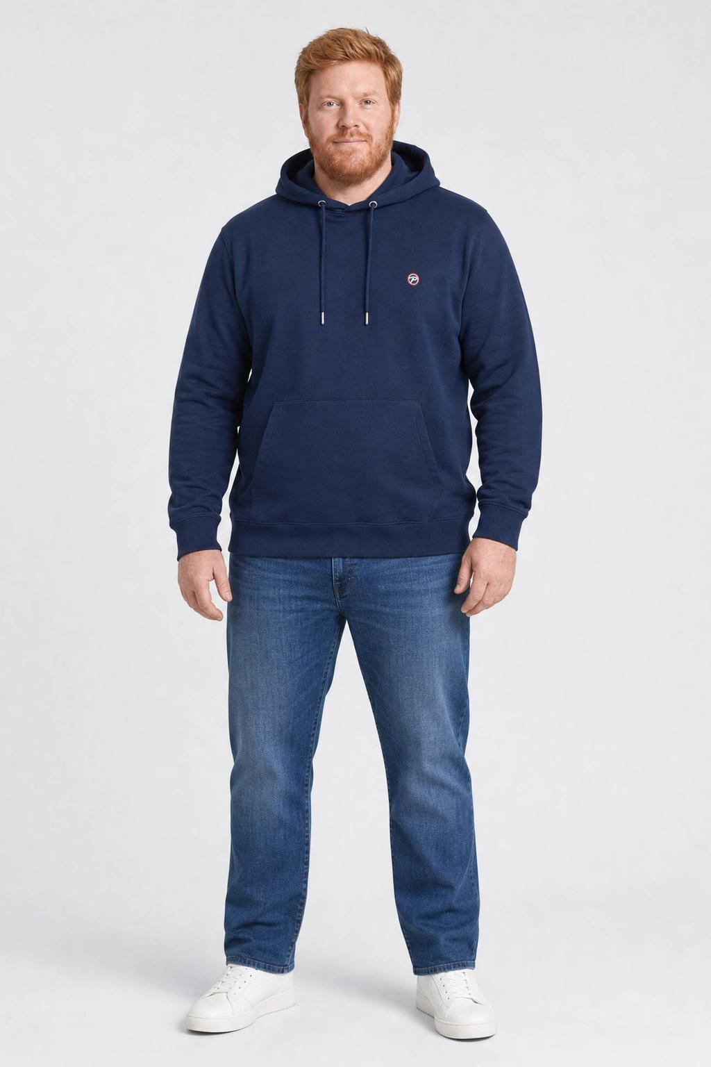 Petrol industries Plus Size regular fit hoodie - navy blue