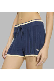 thumbnail: adidas Originals Adicolor Essentials high waist slim fit sweatshort - donkerblauw