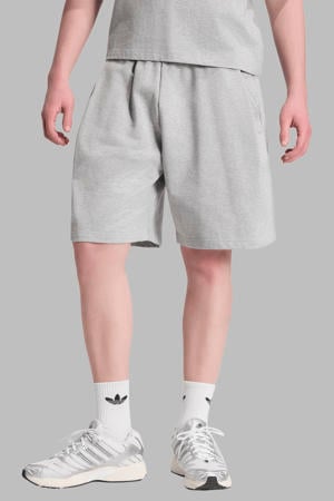 regular fit sweatshort - grijs