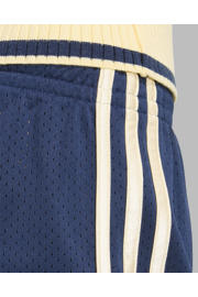 thumbnail: adidas Originals regular fit gestreepte sweatshort - donkerblauw