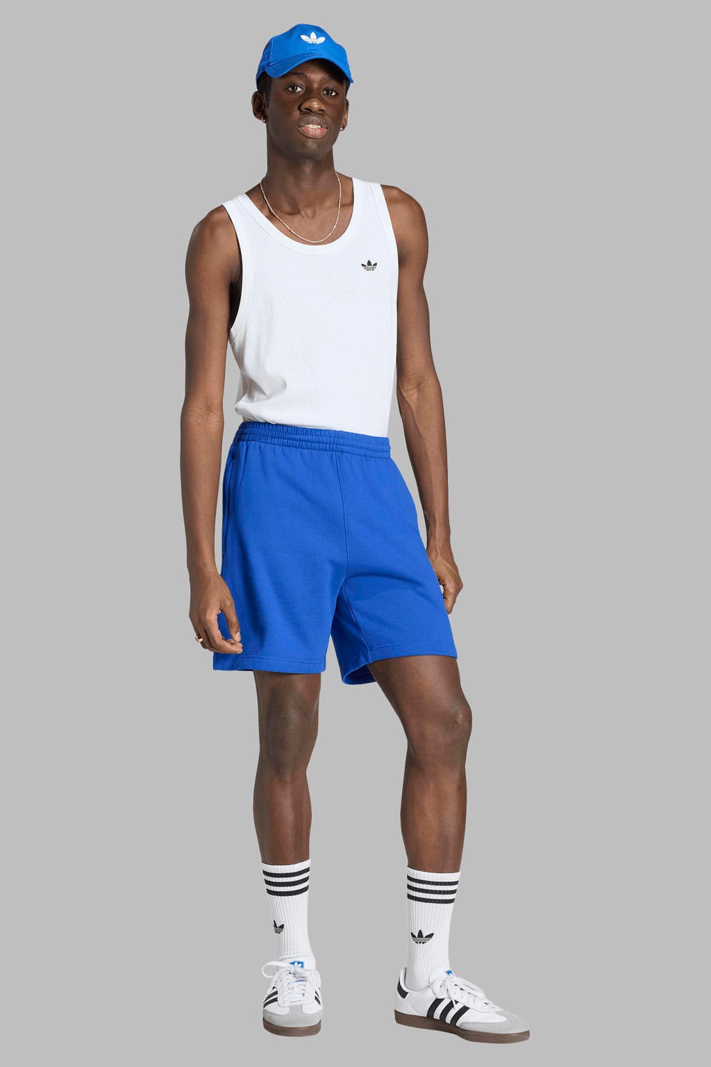 adidas Originals Trefoil Essentials regular fit short - kobalt