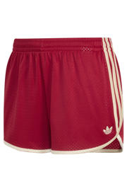 thumbnail: adidas Originals Sprinter regular fit gestreepte sweatshort - rood/zand