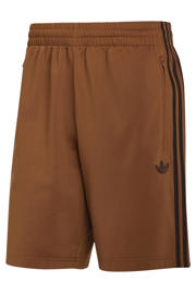 thumbnail: adidas Originals regular fit gestreepte sweatshort - oranjebruin