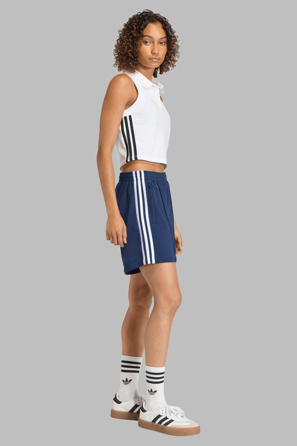 adidas Originals short Firebird Classic - donkerblauw