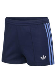 thumbnail: adidas Originals regular fit gestreepte sweatshort - donkerblauw