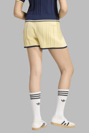thumbnail: adidas Originals Adicolor Essentials high waist slim fit sweatshort - geel