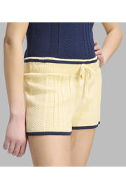 thumbnail: adidas Originals Adicolor Essentials high waist slim fit sweatshort - geel
