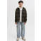 JACK & JONES JUNIOR geruit overshirt - donkergroen