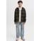 JACK & JONES JUNIOR geruit overshirt - donkergroen