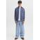 JACK & JONES JUNIOR JJIDAVE JJJAX wide leg jeans - lichtblauw