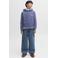 JACK & JONES JUNIOR hoodie met backprint - blauw