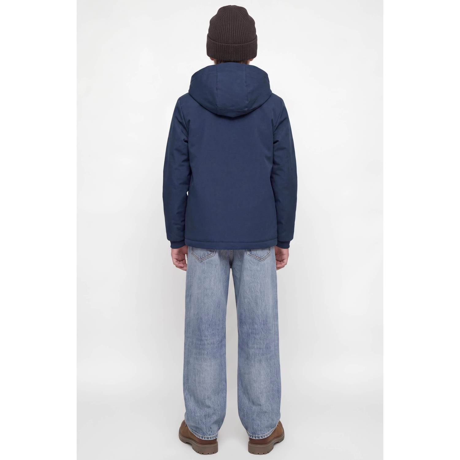 JACK & JONES JUNIOR winterjas donkerblauw