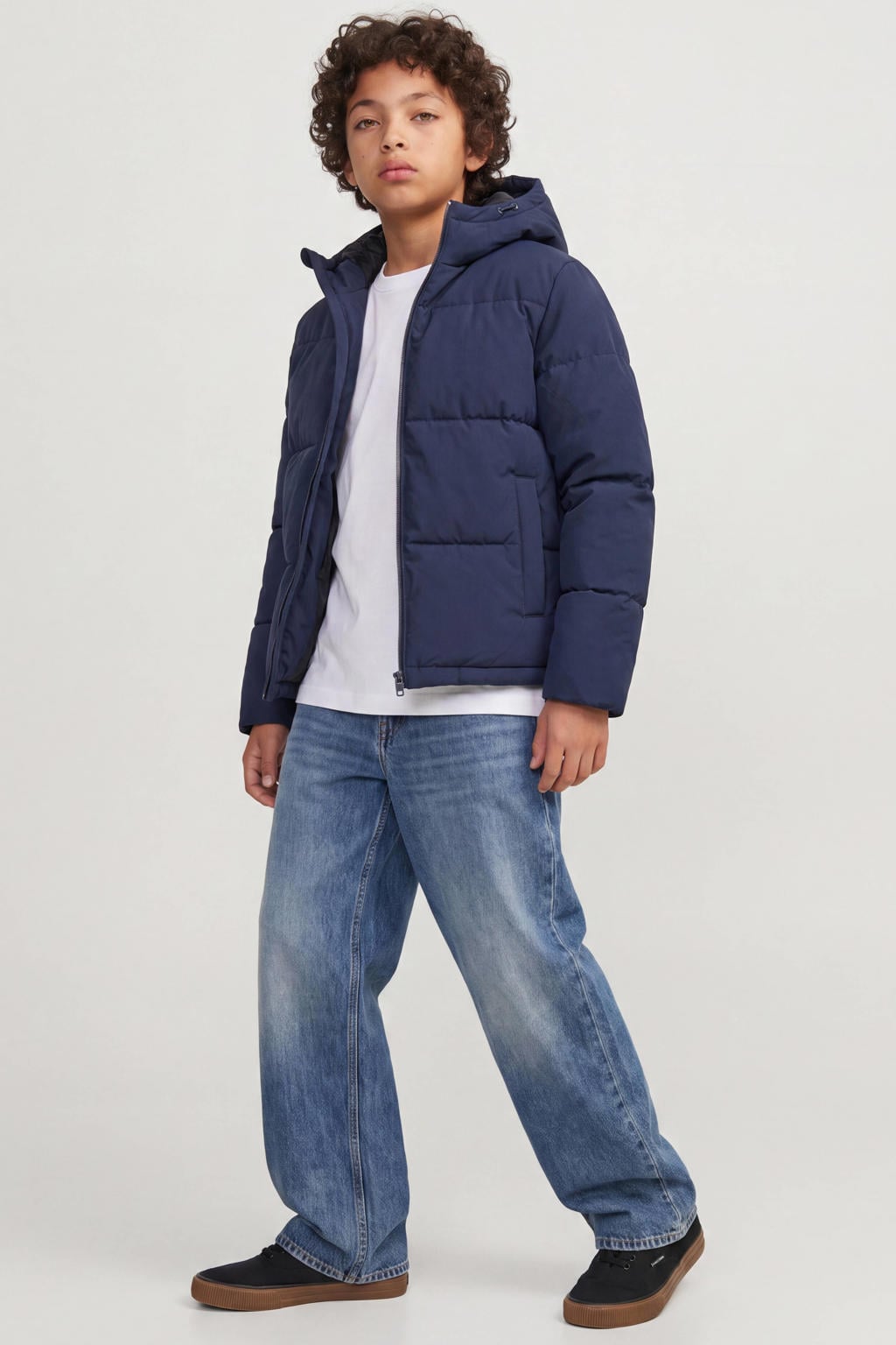 JACK & JONES JUNIOR pufferjas - blauw