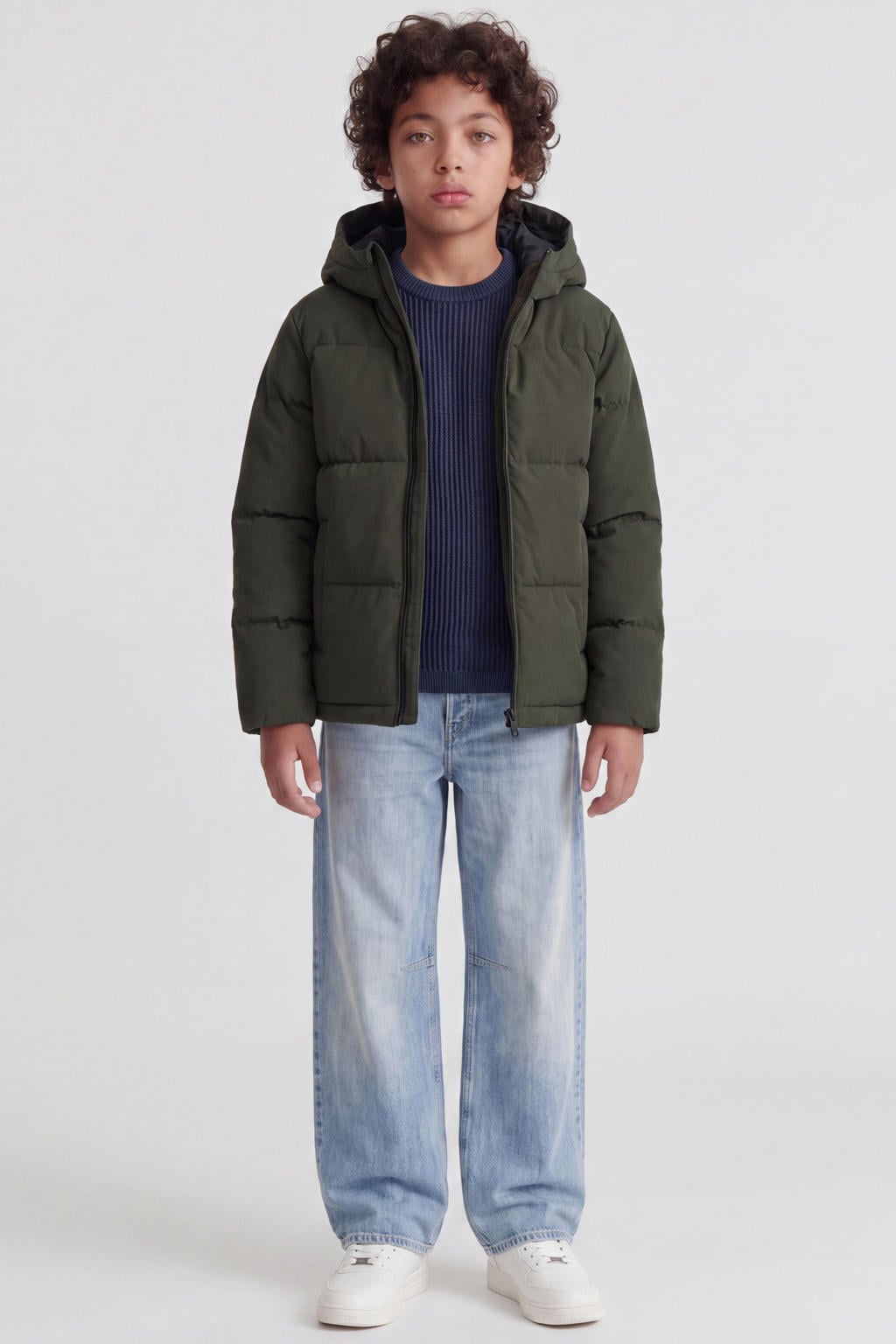 JACK & JONES JUNIOR pufferjas - groen