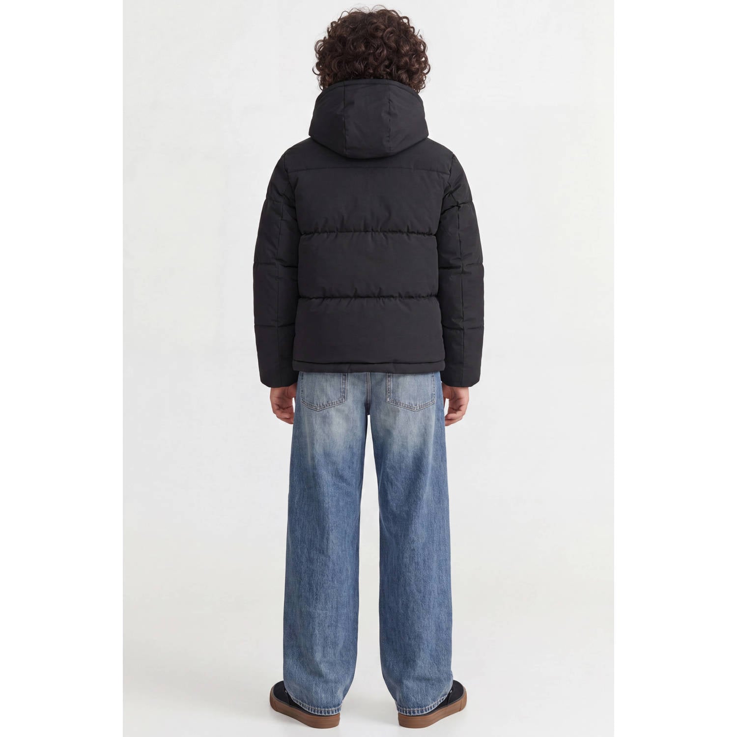 JACK & JONES JUNIOR pufferjas zwart