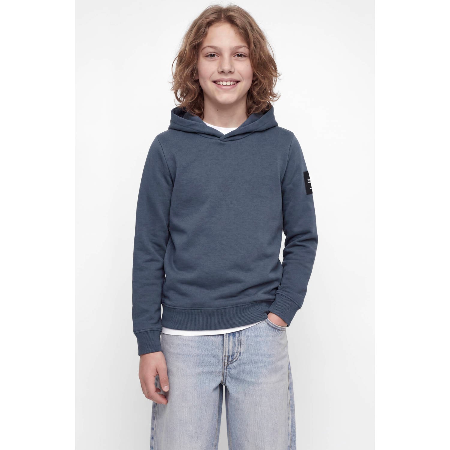 JACK & JONES JUNIOR hoodie blauw