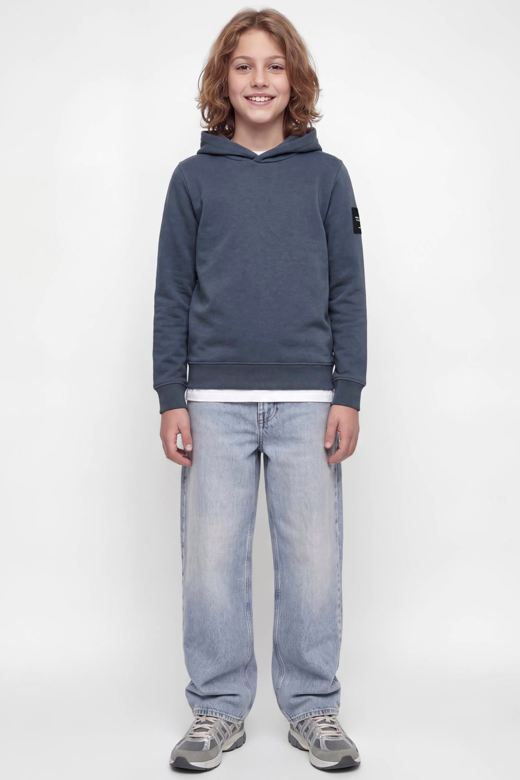 JACK & JONES JUNIOR hoodie - blauw