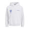 JACK & JONES JUNIOR hoodie met backprint - wit