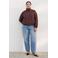 VERO MODA CURVE jas Plus Size met stippen - donkerrood