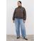 VERO MODA CURVE jacket Plus Size met stippen - bruin