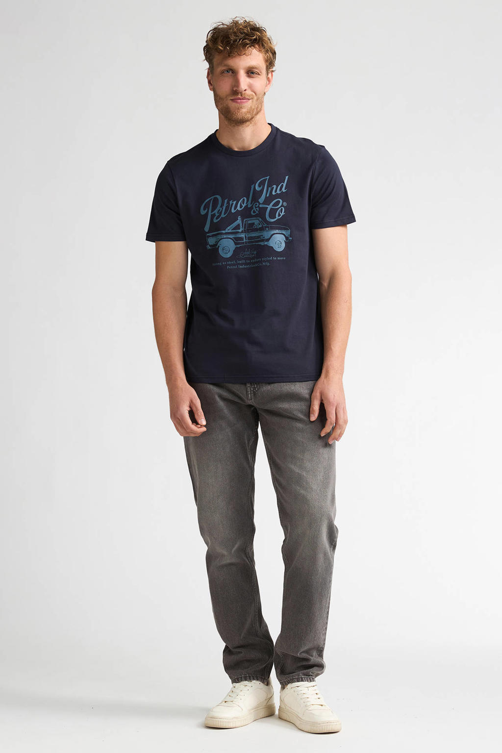 Petrol Industries TIMBER tapered jeans - zwart