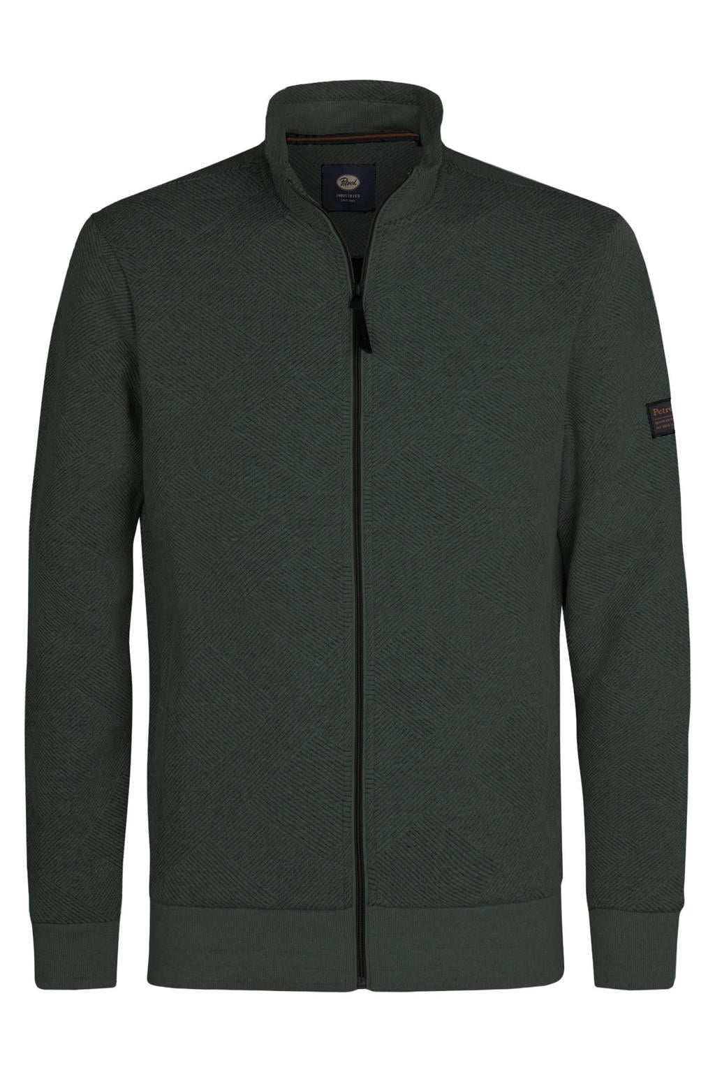 Petrol Industries sweatvest - donkergroen